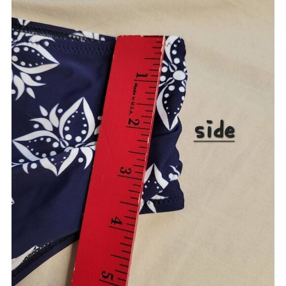 Swim bottoms nwt navy boho look large - Picture 3 of 5